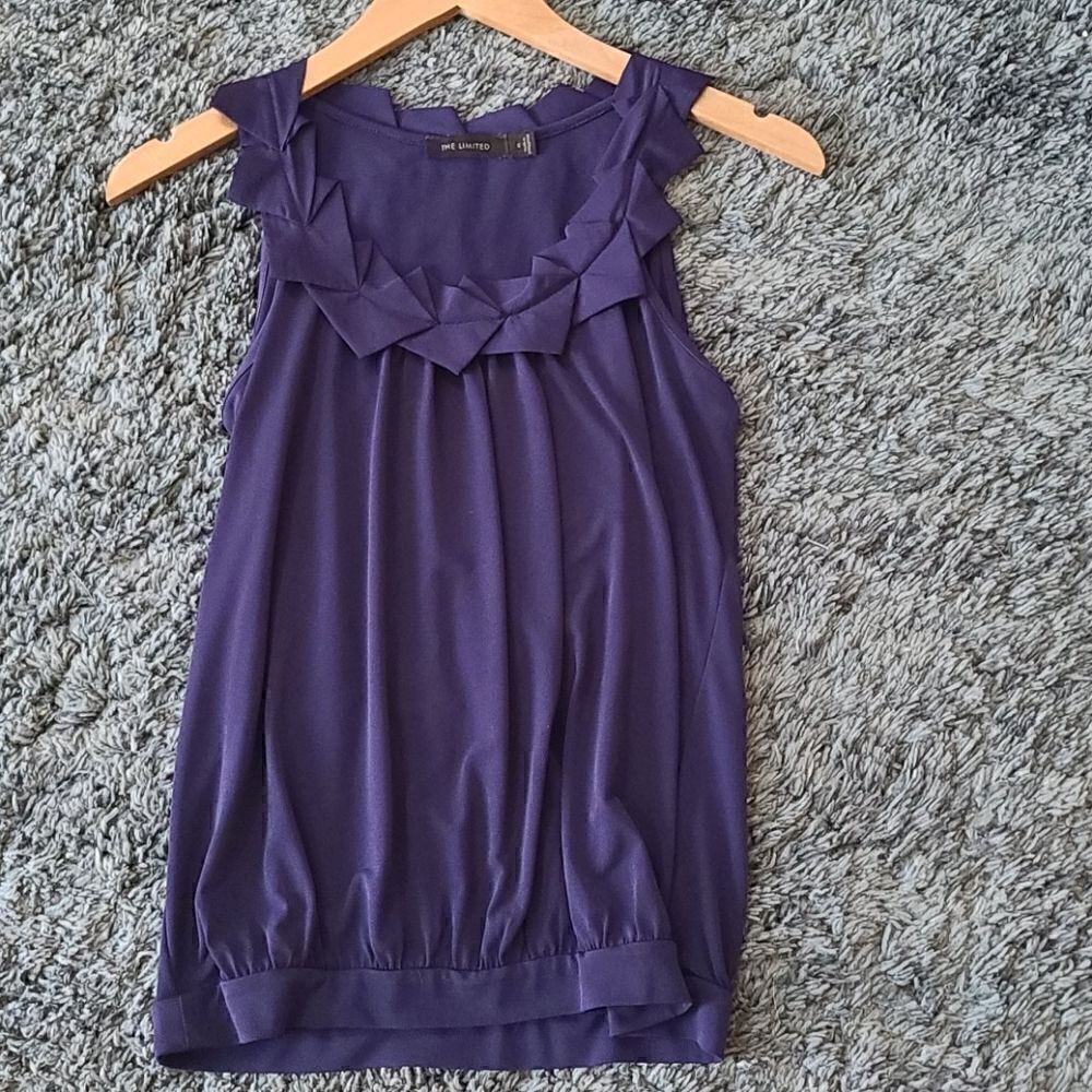 The Limited Dark Purple Top - Size S